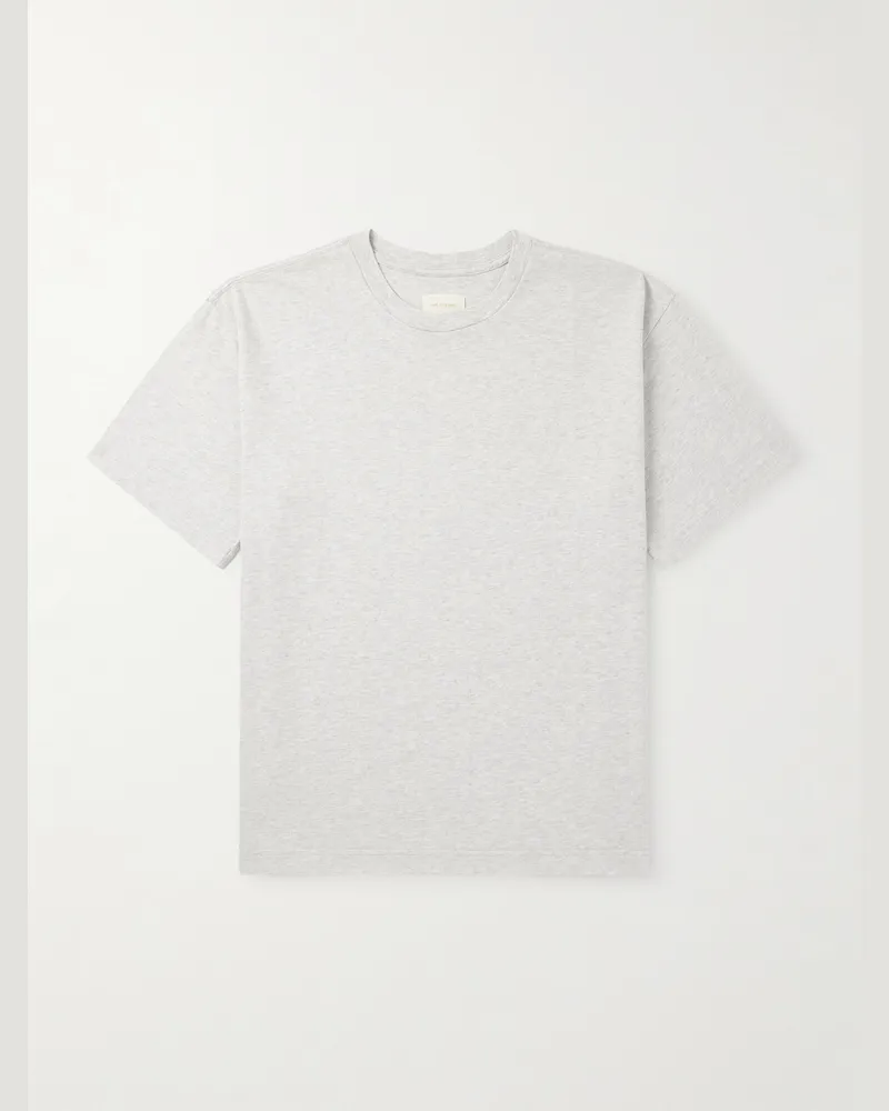Aimé Leon Dore T-Shirt aus Baumwoll-Jersey mit Logoprint Grau