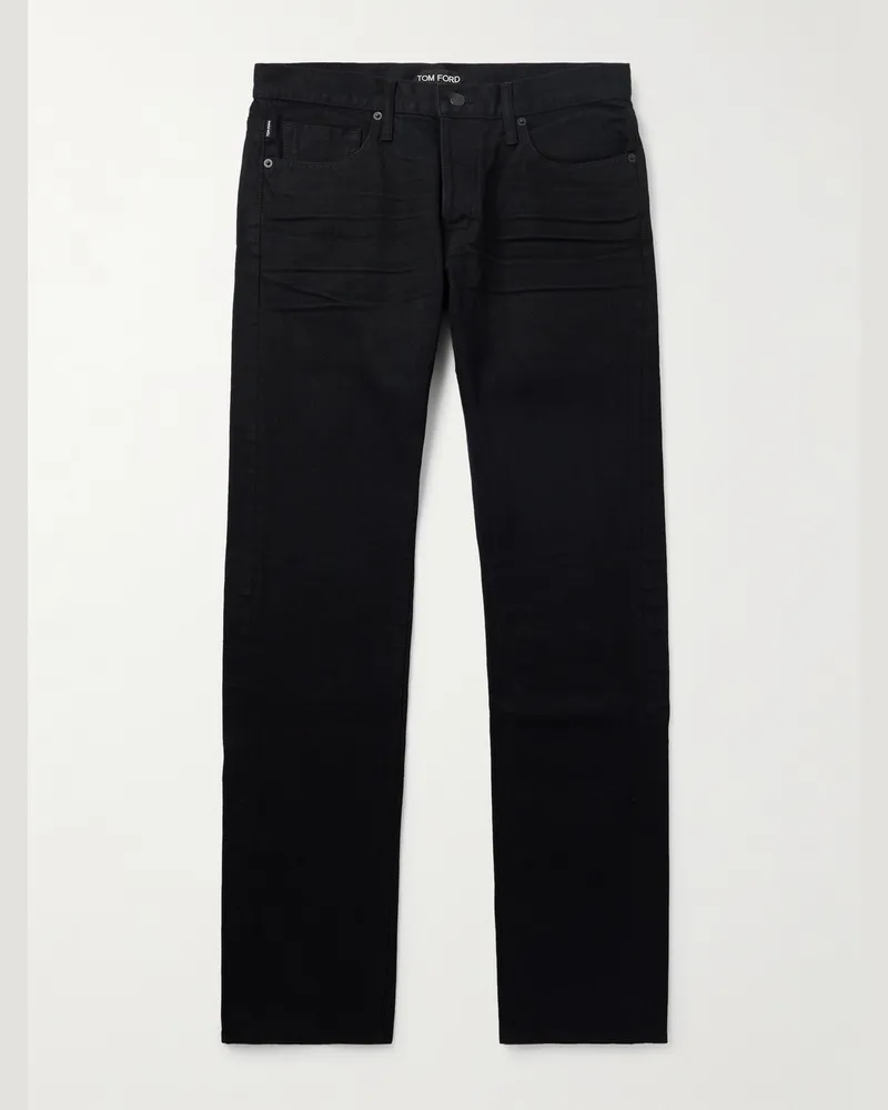 Tom Ford Schmal geschnittene Jeans Schwarz
