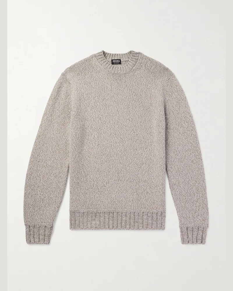Ermenegildo Zegna Pullover aus „Oasi“-Kaschmir Neutral