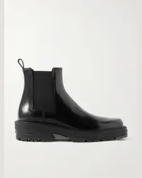 Givenchy Chelsea Boots aus Glanzleder Schwarz