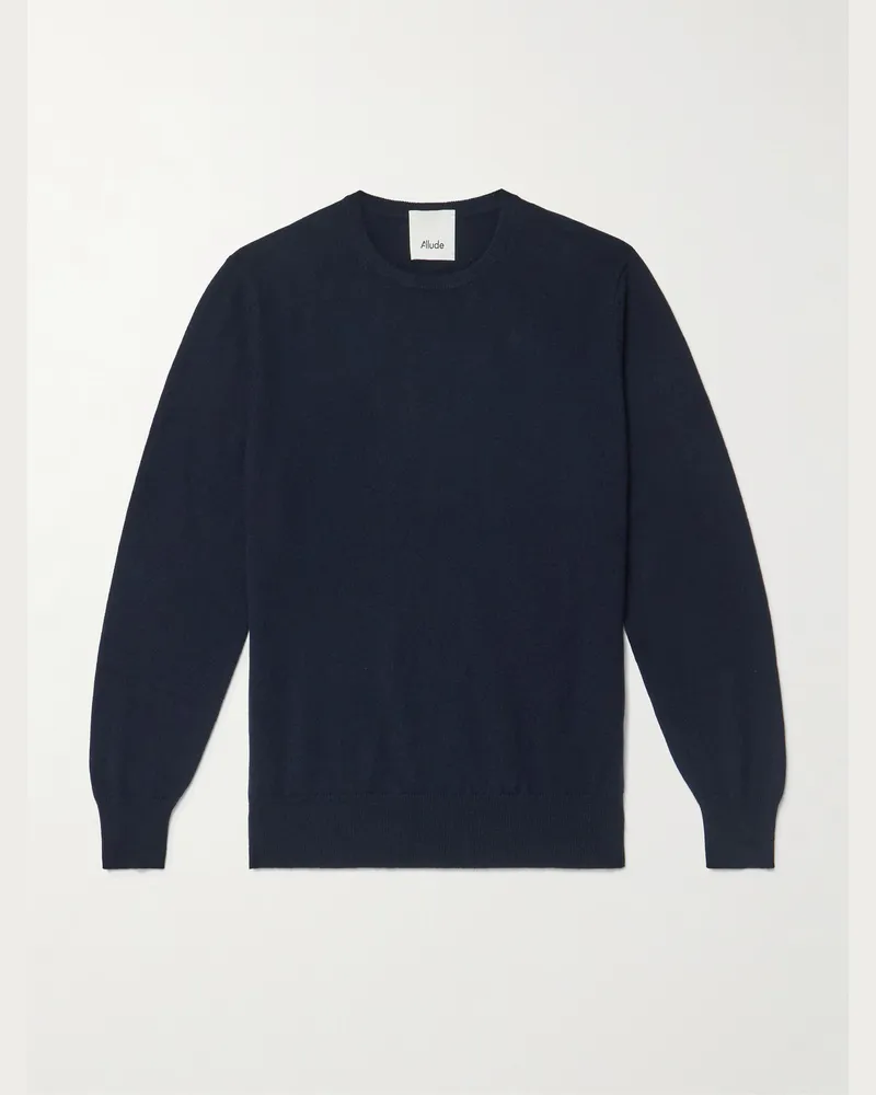 ALLUDE Pullover aus Kaschmir Blau