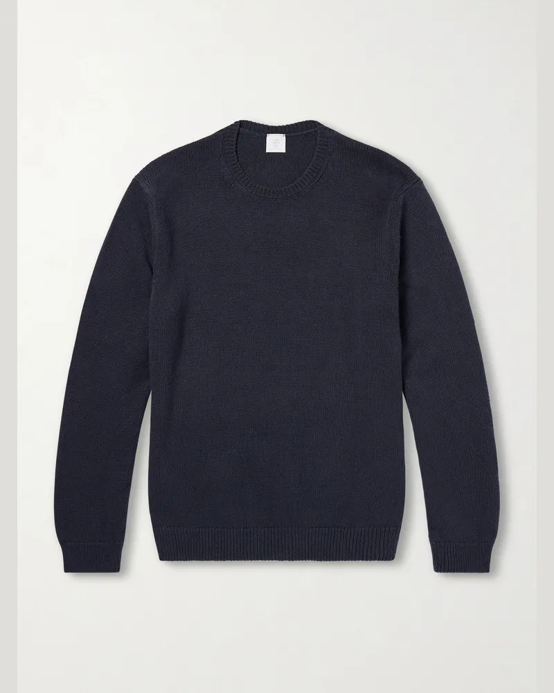 Eleventy Pullover aus einer Baumwoll-Seidenmischung Neutral