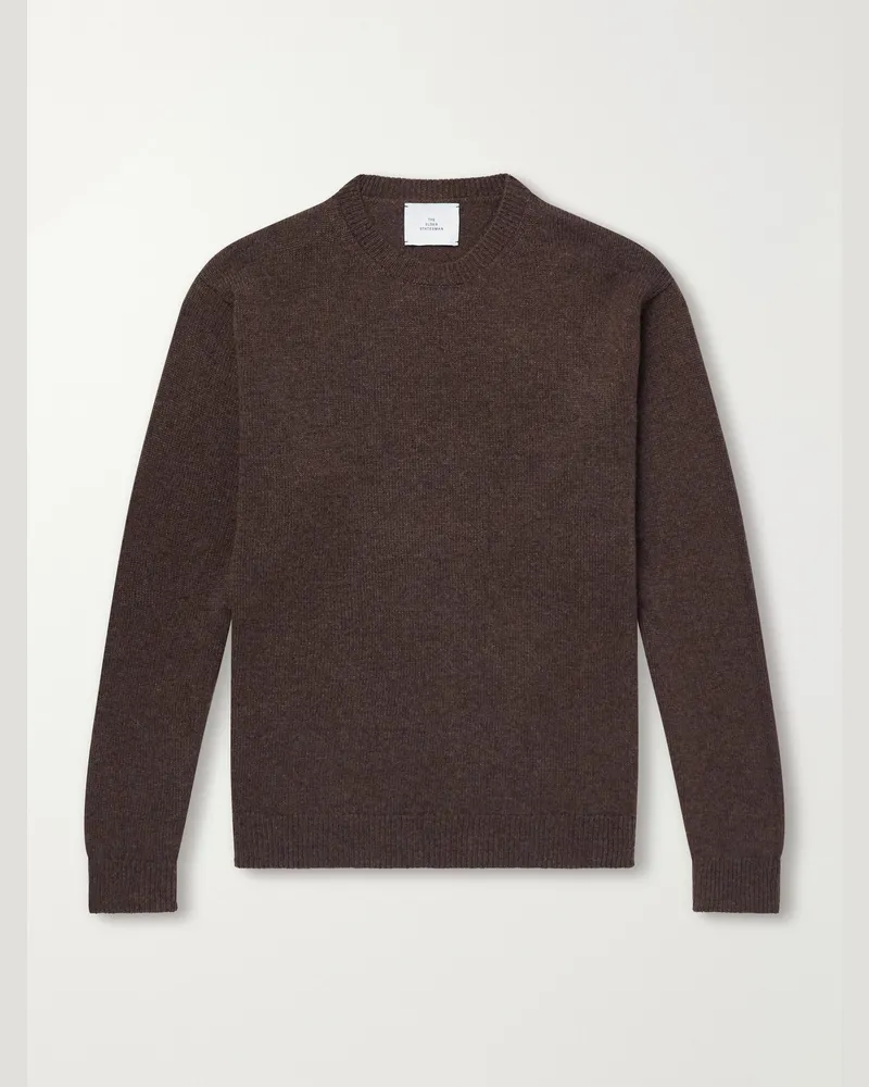 The Elder Statesman Statesman Cashmere Sweater Brown