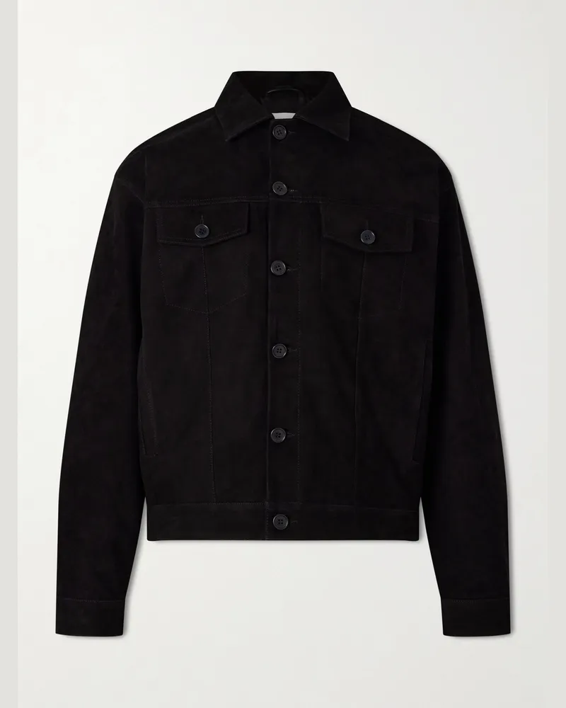 NN 07 Roy 90031 Suede Jacket Black