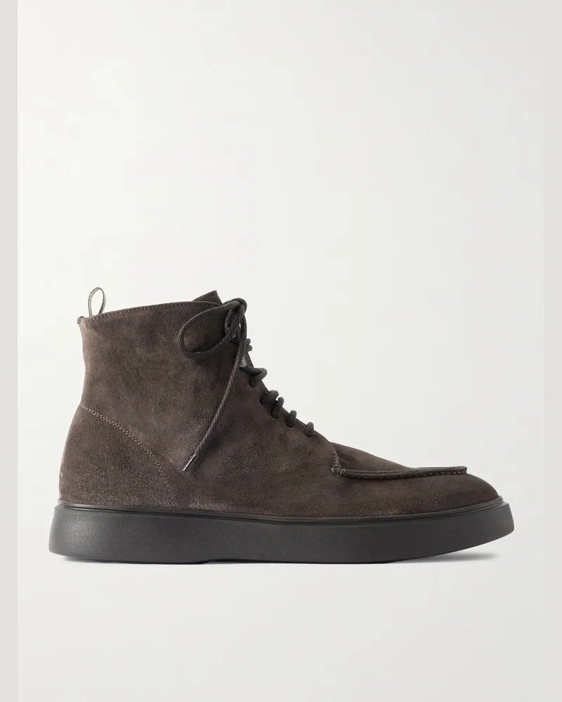 Officine Creative Italia Frame 004 Chukka-Stiefel aus Veloursleder Braun