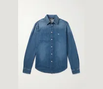 Logo-Appliquéd Denim Shirt