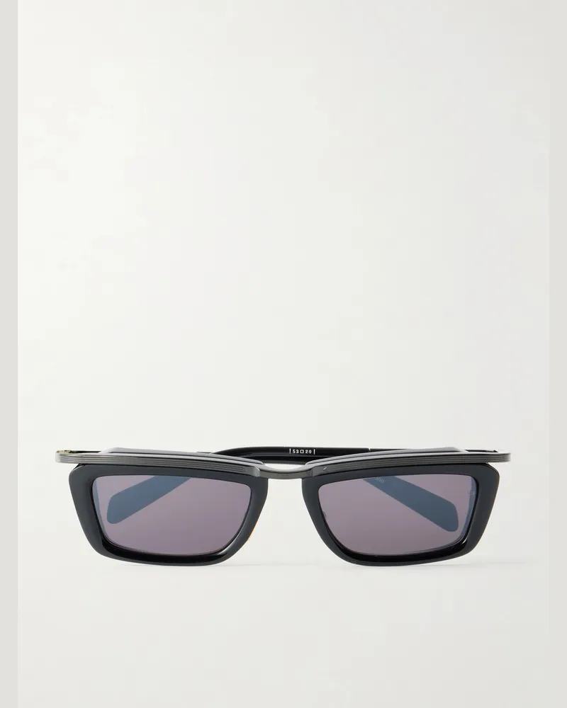 Jacques Marie Mage Haider Ackermann Melchior Square Frame Sunglasses Black