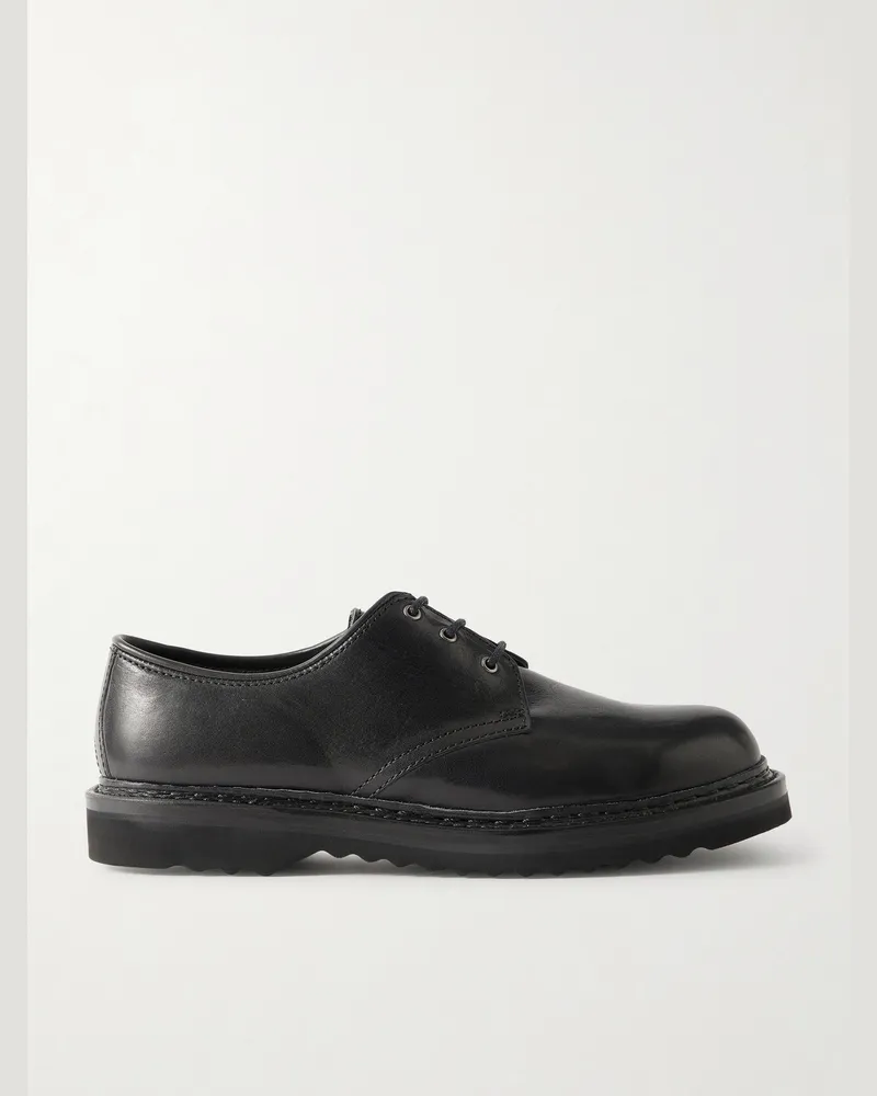 Our Legacy Trampler Leather Derby Shoes Black