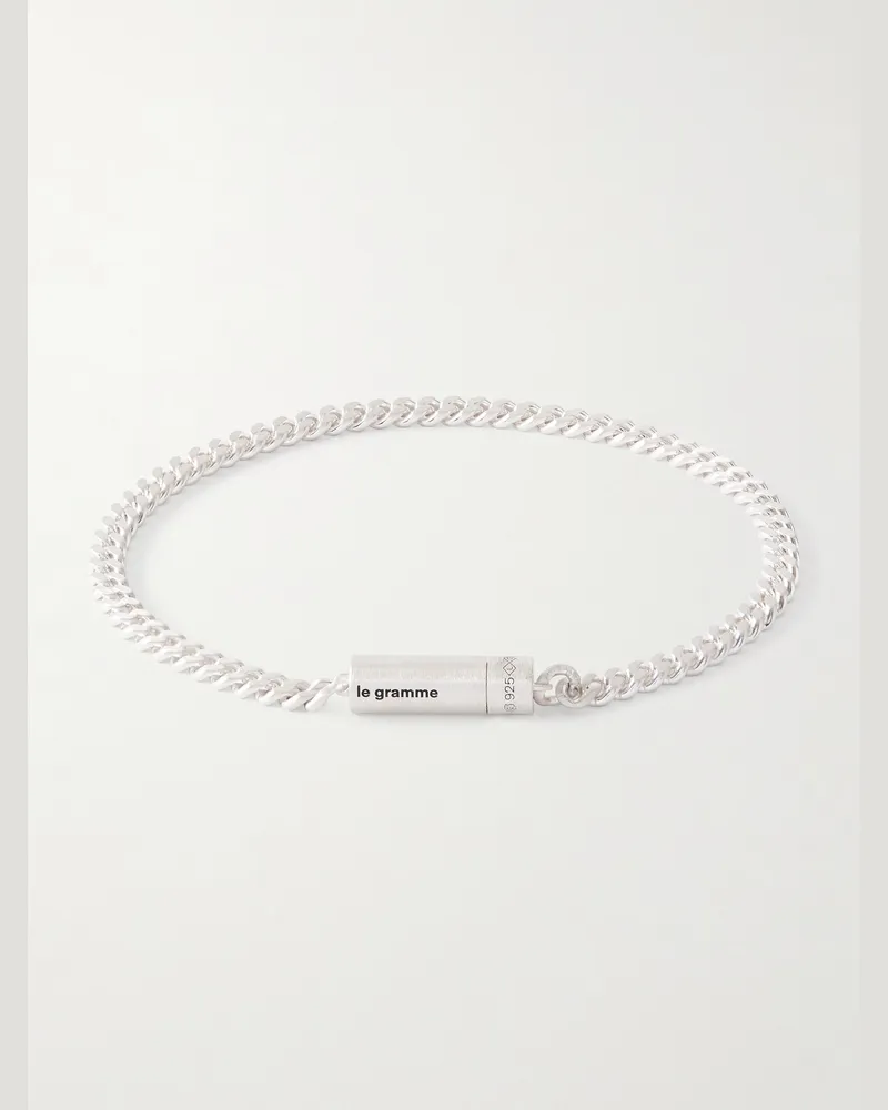 Le Gramme Le 12g Armband aus recyceltem Sterlingsilber Silber