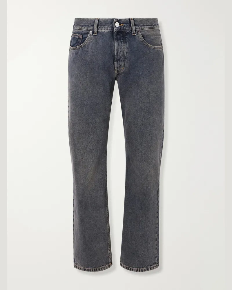 JEANERICA Arrow Straight-Leg Jeans Gray