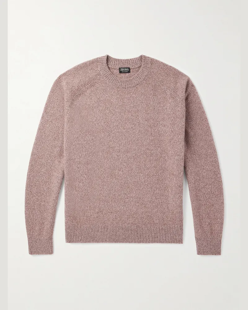 Ermenegildo Zegna Pullover aus einer „Oasi“-Kaschmirmischung Pink