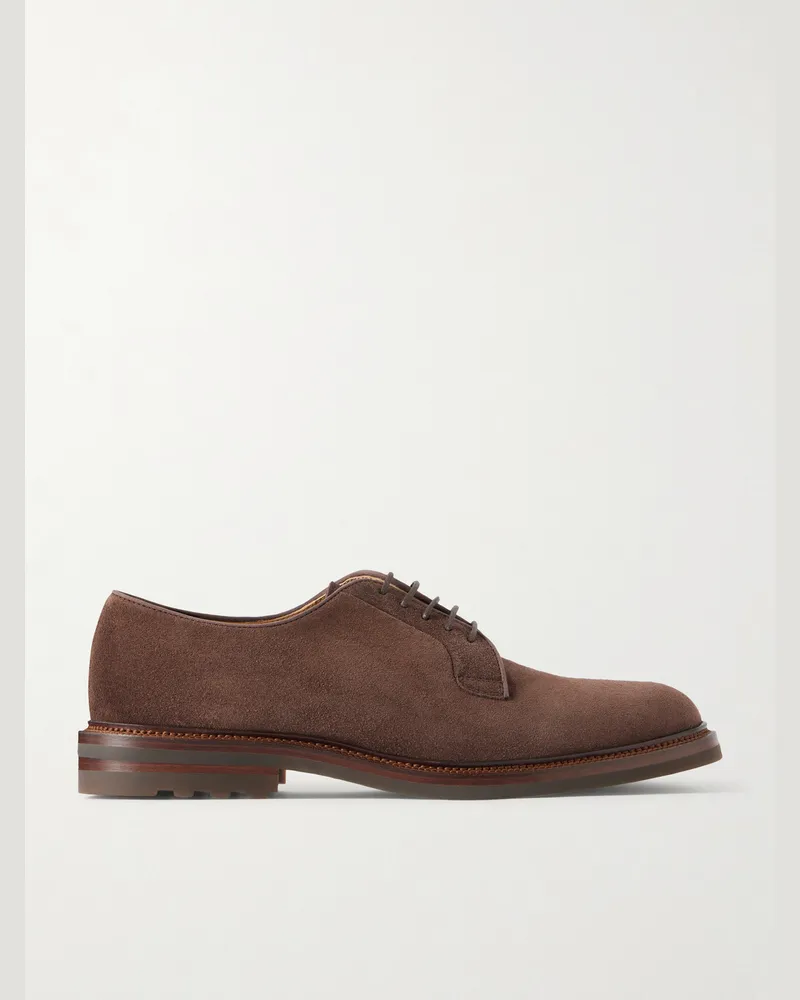 Brunello Cucinelli Suede Derby Shoes Unknown