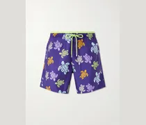 Moka Straight-Leg Mid-Length Printed ECONYL® Swim Shorts