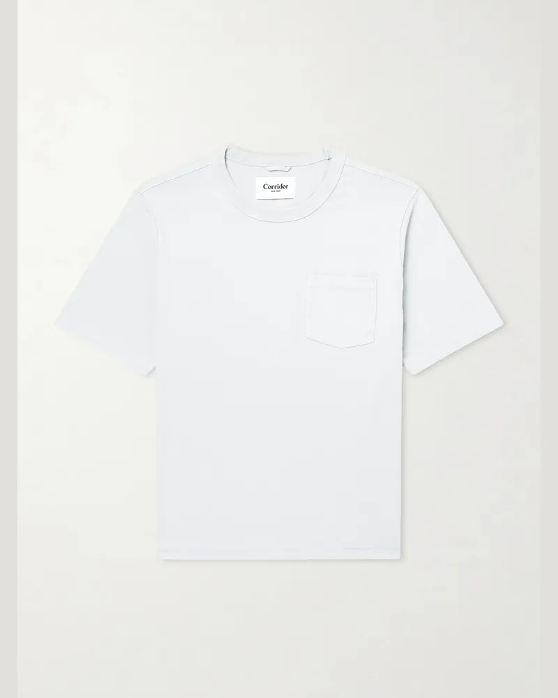 Corridor Garment-Dyed Cotton-Jersey T-Shirt Gray