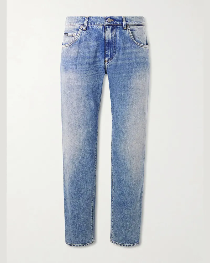 Dolce & Gabbana Straight-Leg Jeans Blue