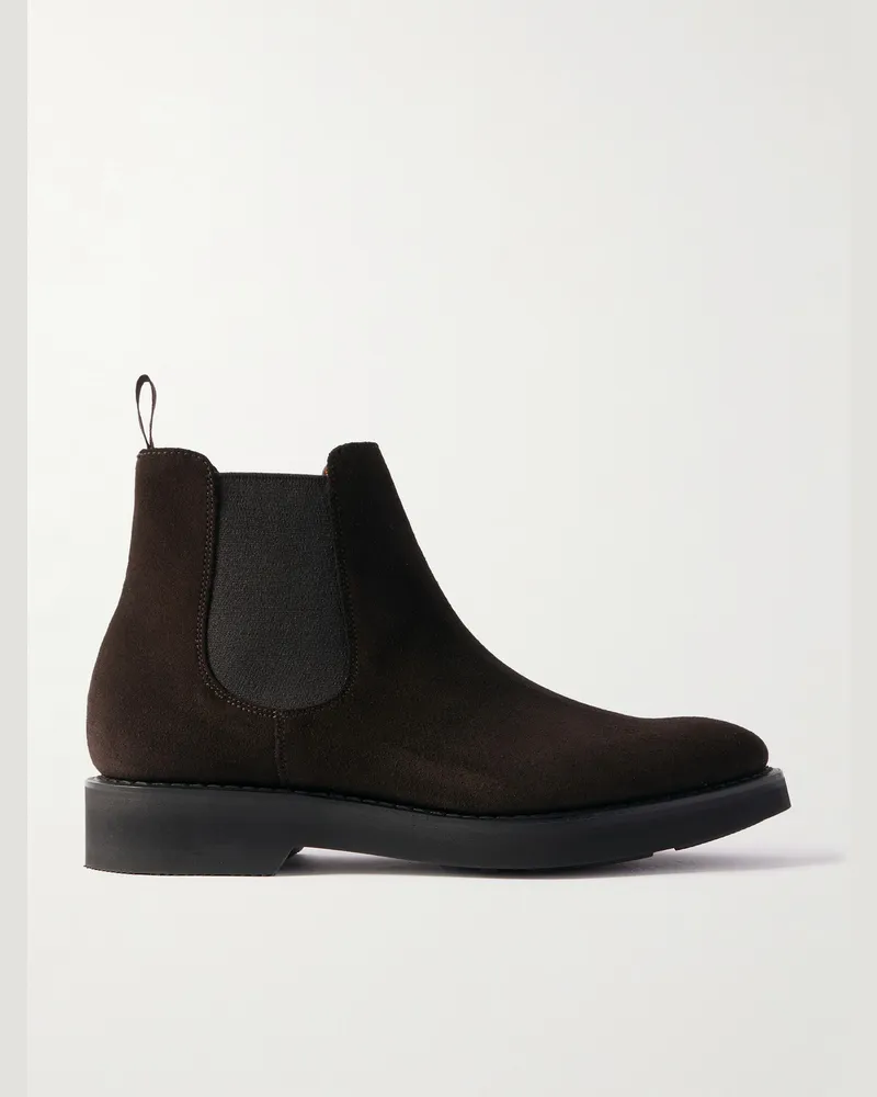 Church's Amberley L Chelsea Boots aus Veloursleder Braun