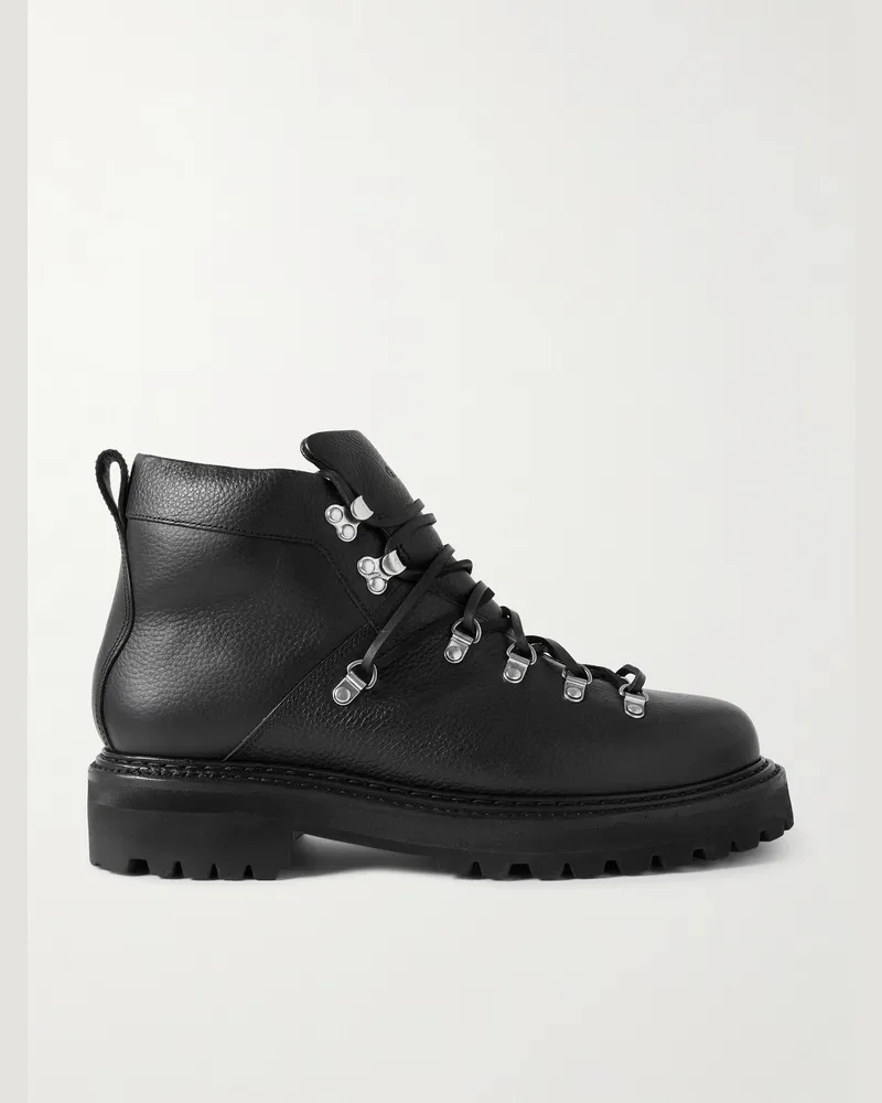 G.H. Bass & Co. Mason Alpine Schnürstiefel aus vollnarbigem Leder Schwarz