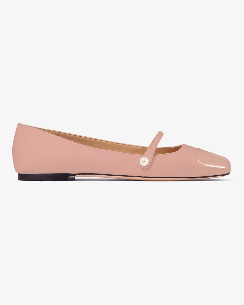 Jimmy Choo Elisa Flat Ballettrosa