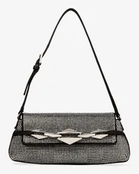 Jimmy Choo Diamond Shoulder East-West S Black