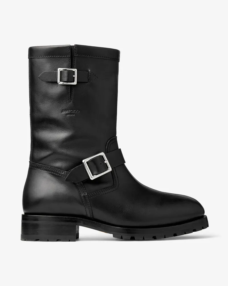 Jimmy Choo Biker Mid M Schwarz