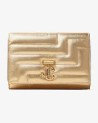 Jimmy Choo Avenue Clutch Gold