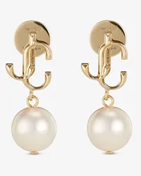 Jimmy Choo Jc Pearl Earring Gold