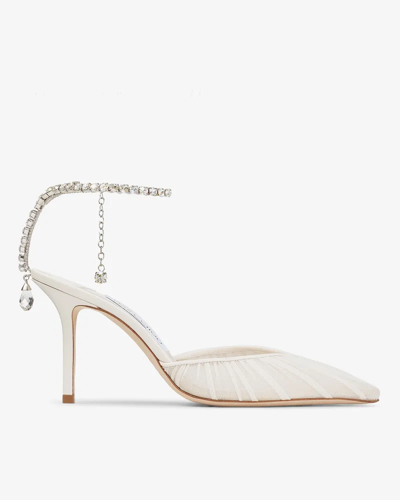 Jimmy Choo Saeda 85 Elfenbein