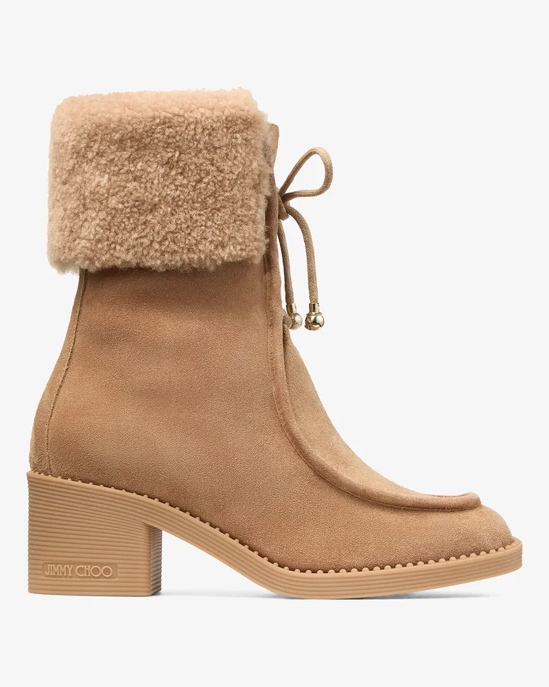 Jimmy Choo Hali Ankle Boot 60 Toffee