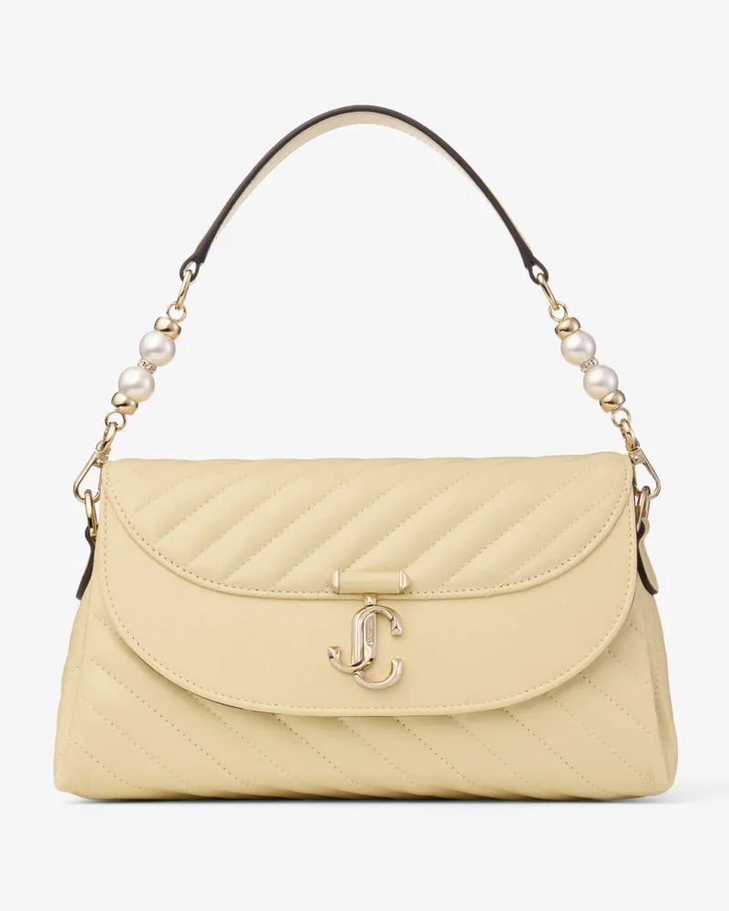 Jimmy Choo Curve Top Handle Buttermilk
