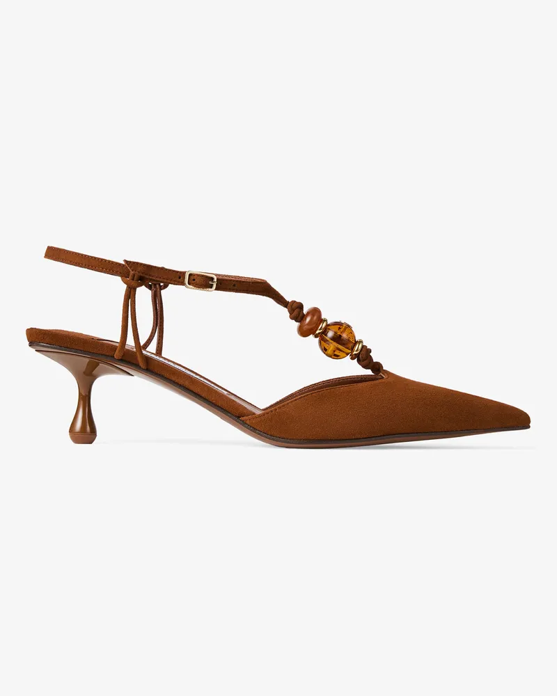 Jimmy Choo Lauri 50 Hellbraun