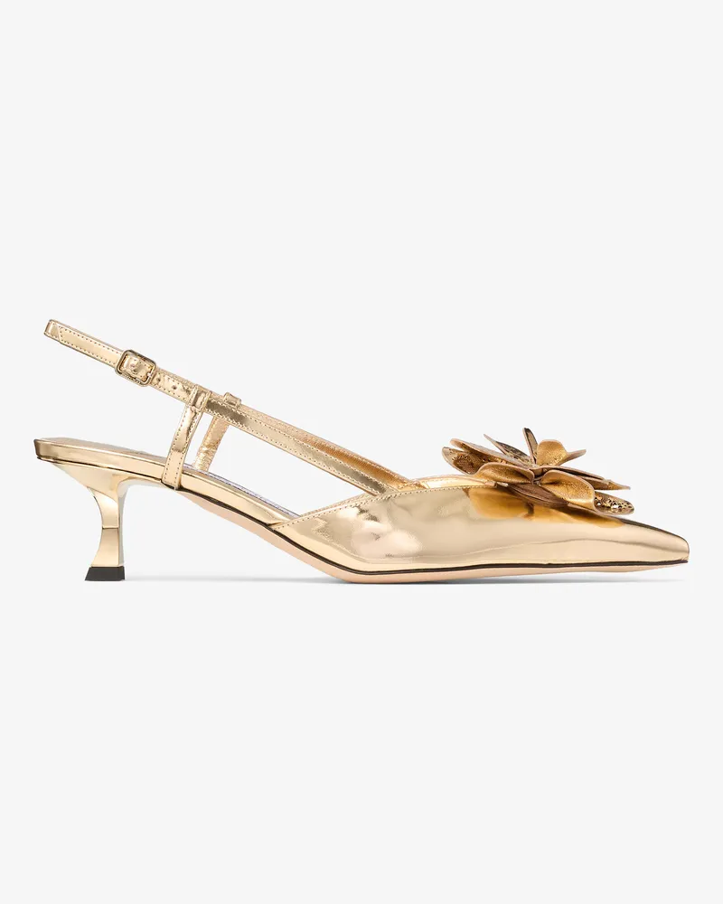 Jimmy Choo Mimmi Sling Back 50 Gold