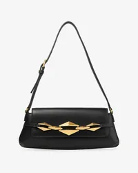 Jimmy Choo Diamond Shoulder East-West S Black