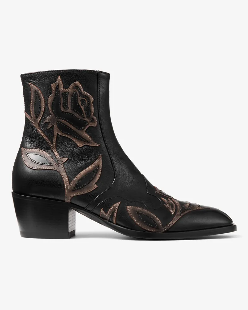 Jimmy Choo Wilder Boot Schwarz-mix