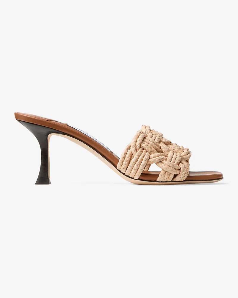 Jimmy Choo Chara 70 Hellbraun