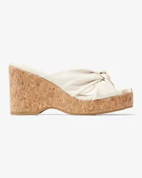 Jimmy Choo Avenue Wedge 95 Neutral