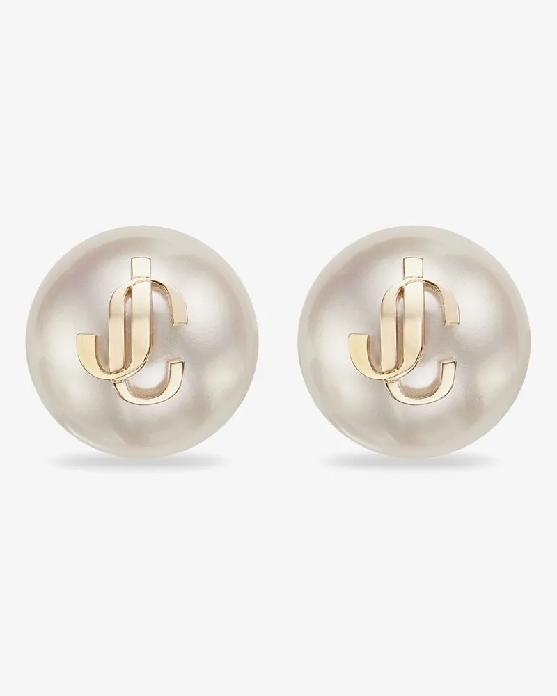 Jimmy Choo Jc Pearl Studs Gold