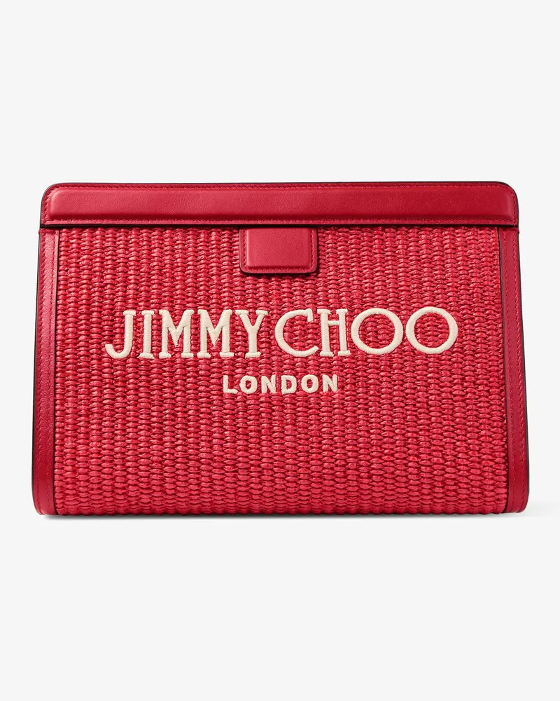 Jimmy Choo Avenue London Pouch Rubinrot