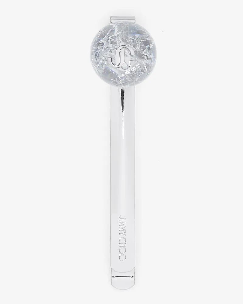 Jimmy Choo Hair Slide Silber