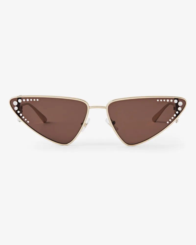 Jimmy Choo Kristal Dunkelbraun