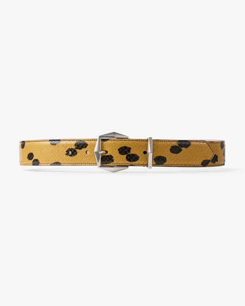 Jimmy Choo Diamond Buckle Blt Zigarrenbraun