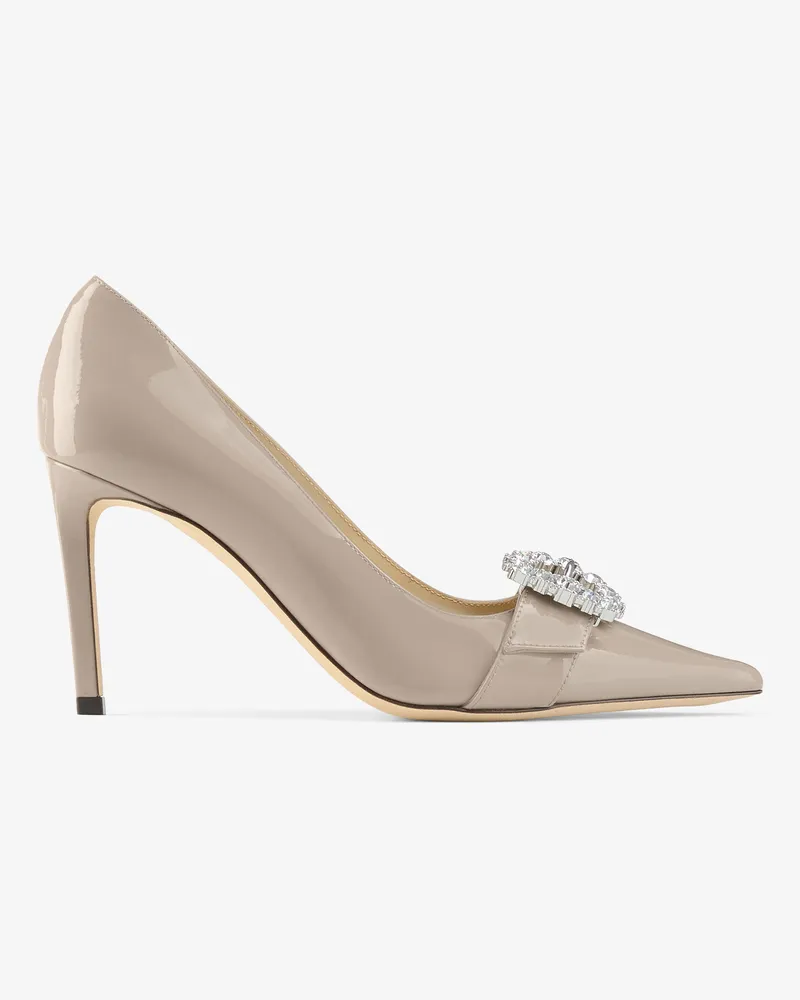Jimmy Choo Cheri 85 Taupegrau