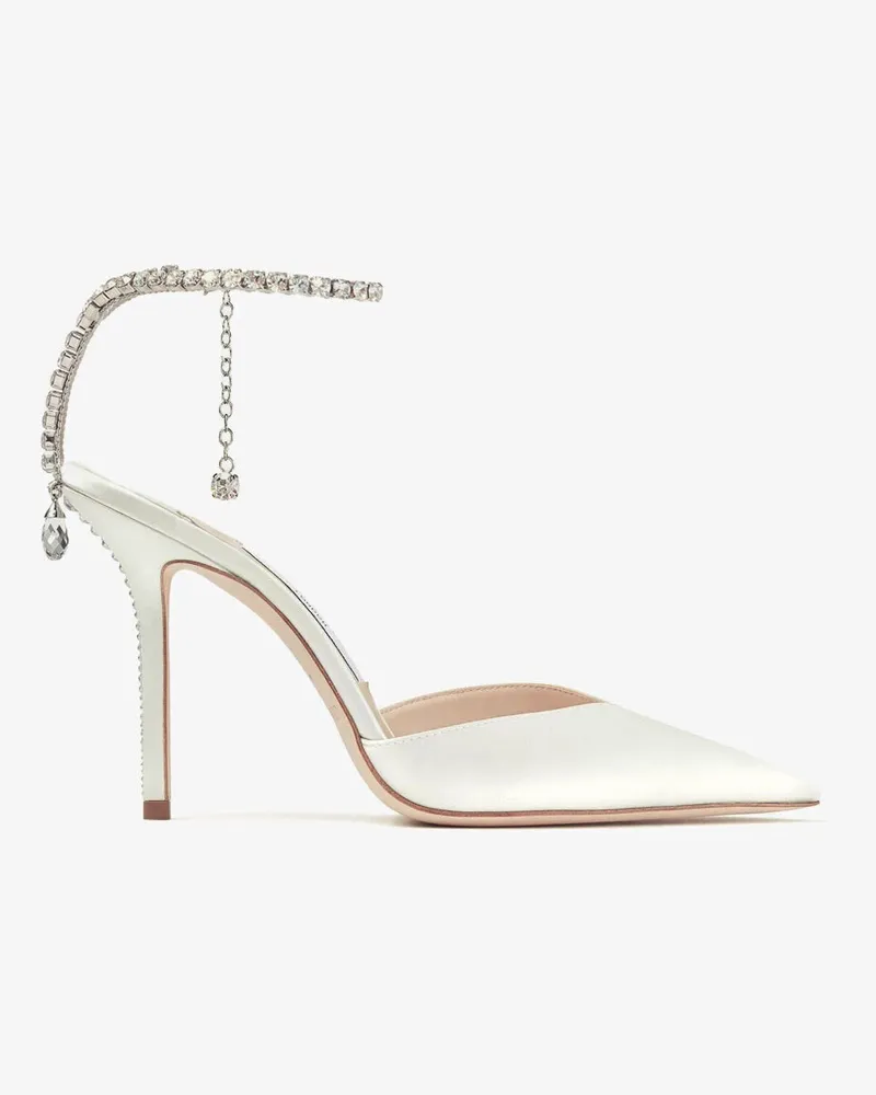 Jimmy Choo Saeda 100 Elfenbein