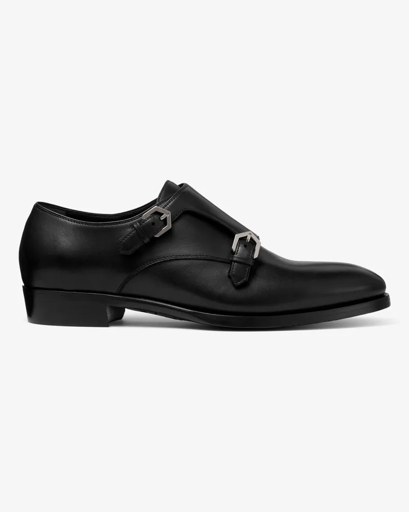 Jimmy Choo Vine Monkstrap Schwarz