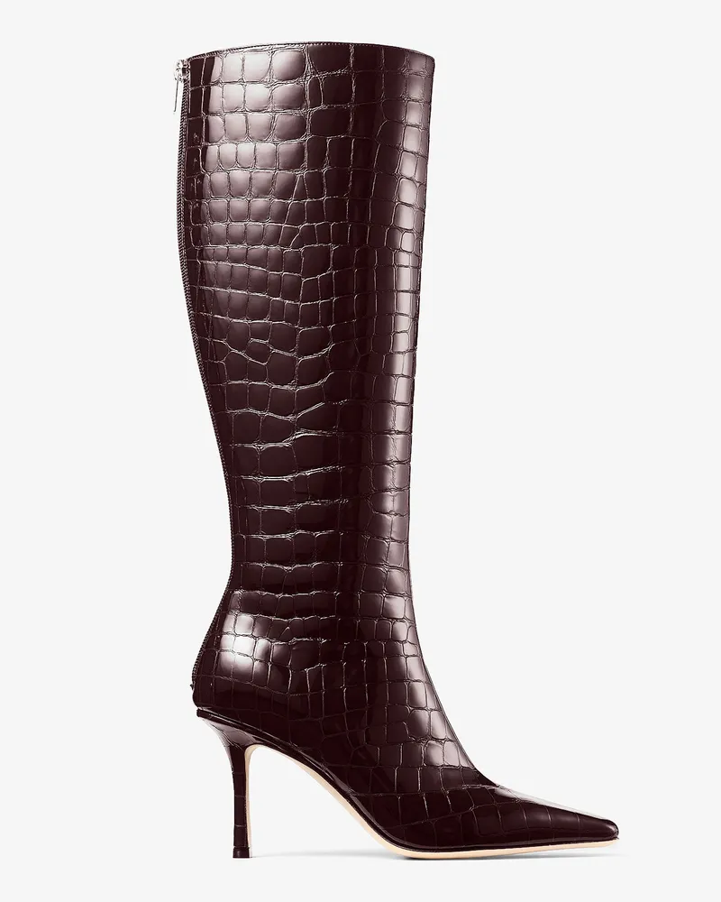 Jimmy Choo Agathe Knee Boot 85 Sambuco