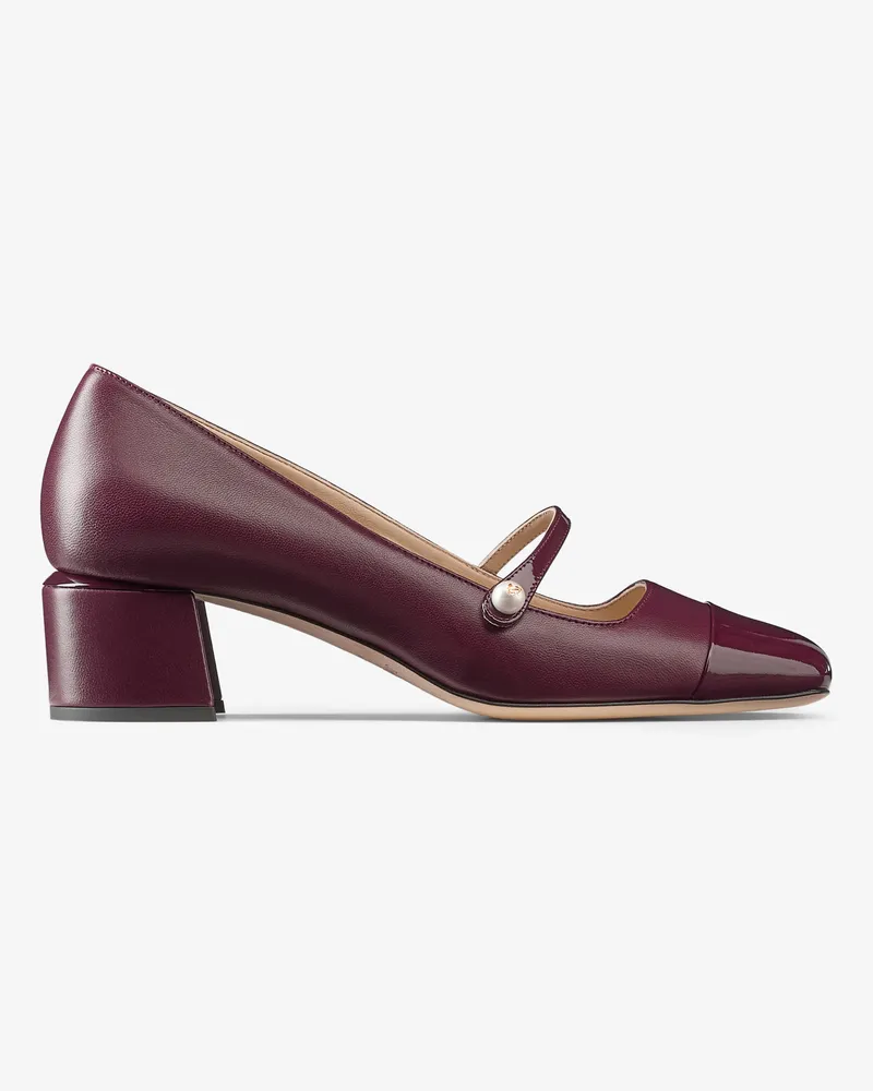 Jimmy Choo Elisa 45 Granat