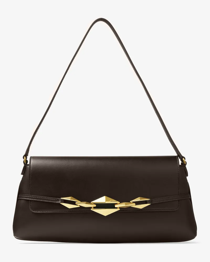 Jimmy Choo Diamond Shoulder East-West Kaffee
