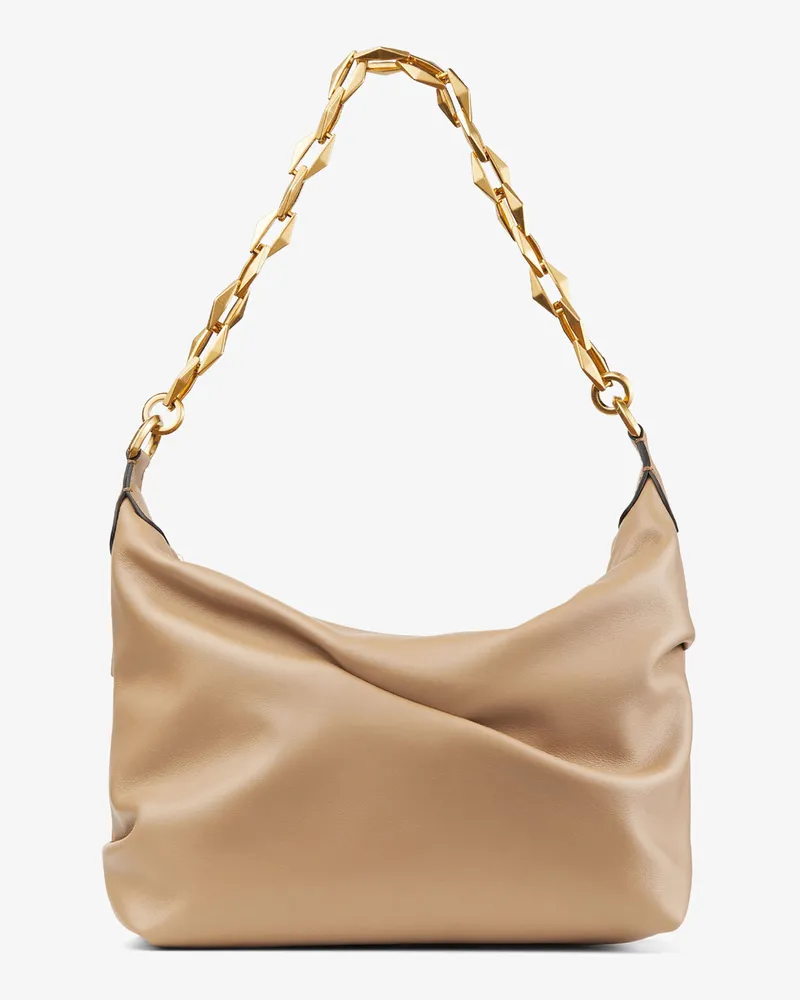 Jimmy Choo Diamond Soft Hobo/S Beige