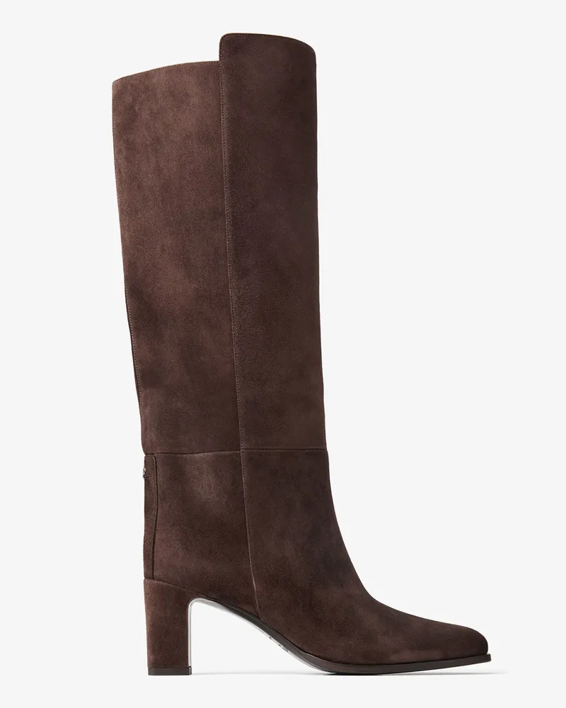 Jimmy Choo Caly Knee Boot 65 Schokolade