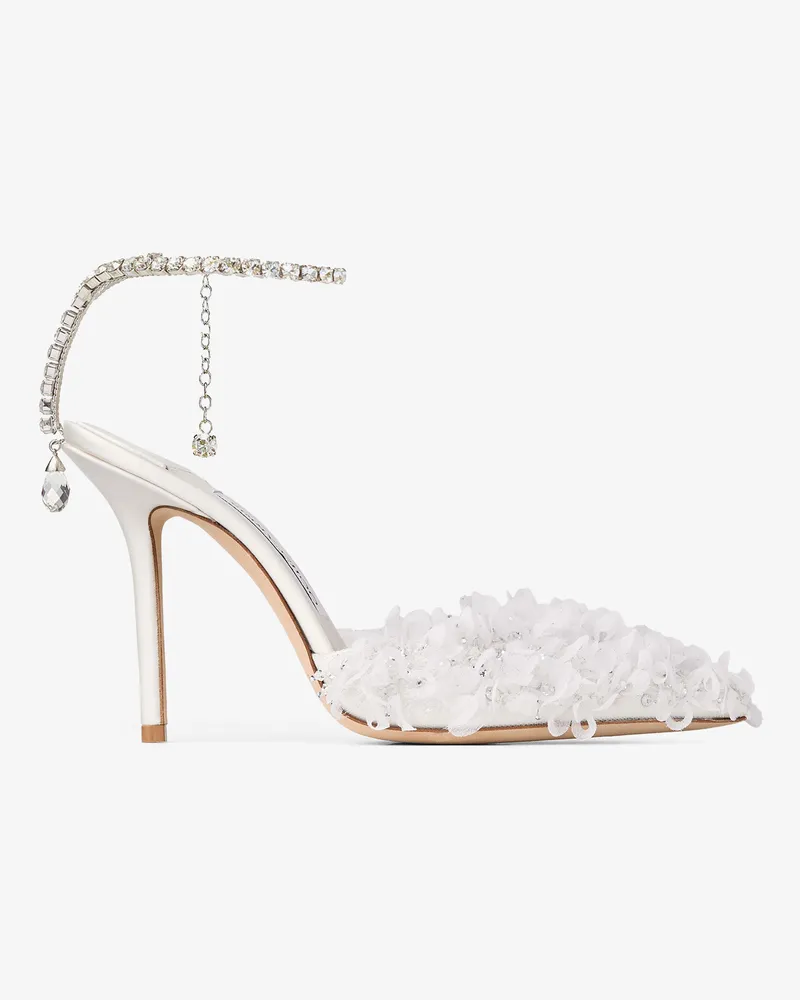 Jimmy Choo Saeda 100 Elfenbein