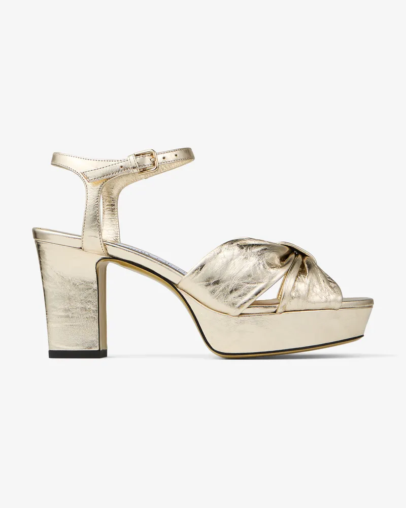 Jimmy Choo Heloise 80 Hellgold